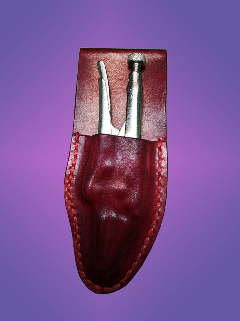 New Homemade Leather Pouch with Mastercraft Mini Vice Grips